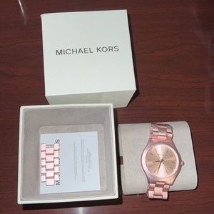 New - MK pink watch